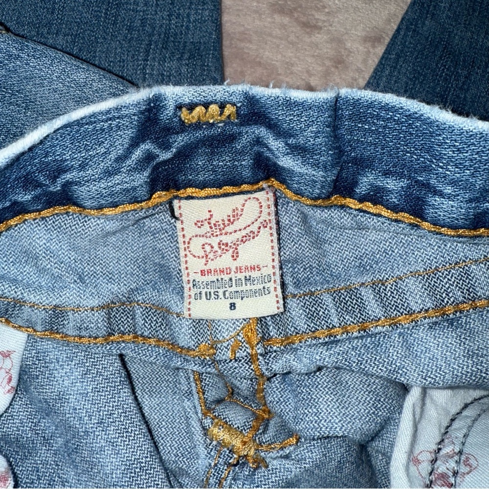 true religion straight leg Jean size 8 - Picture 5 of 12